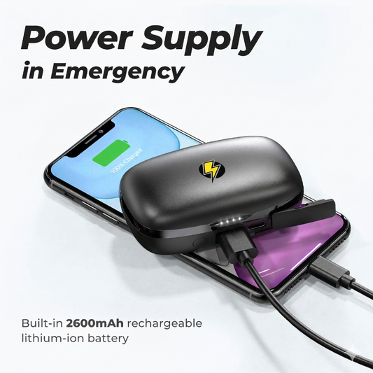 Woffy Buzz Wireless Earbuds, Black